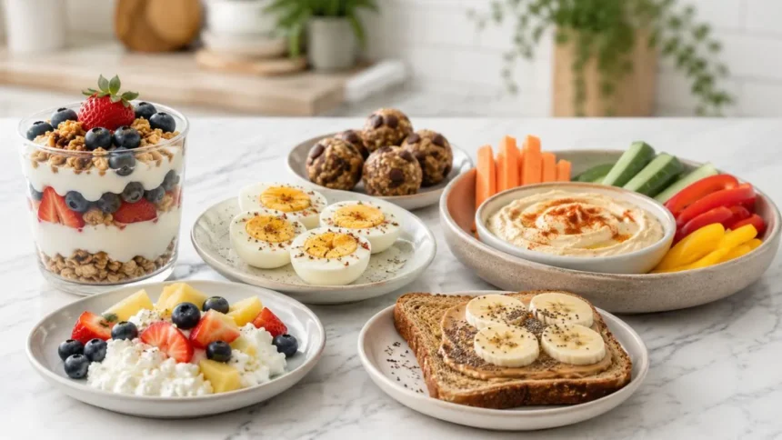 Healthy High-Protein Snacks 5 Easy & Tasty Ideas