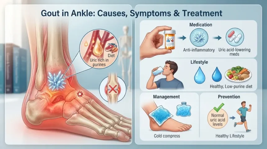 Gout in Ankle Causes, Symptoms & Treatment